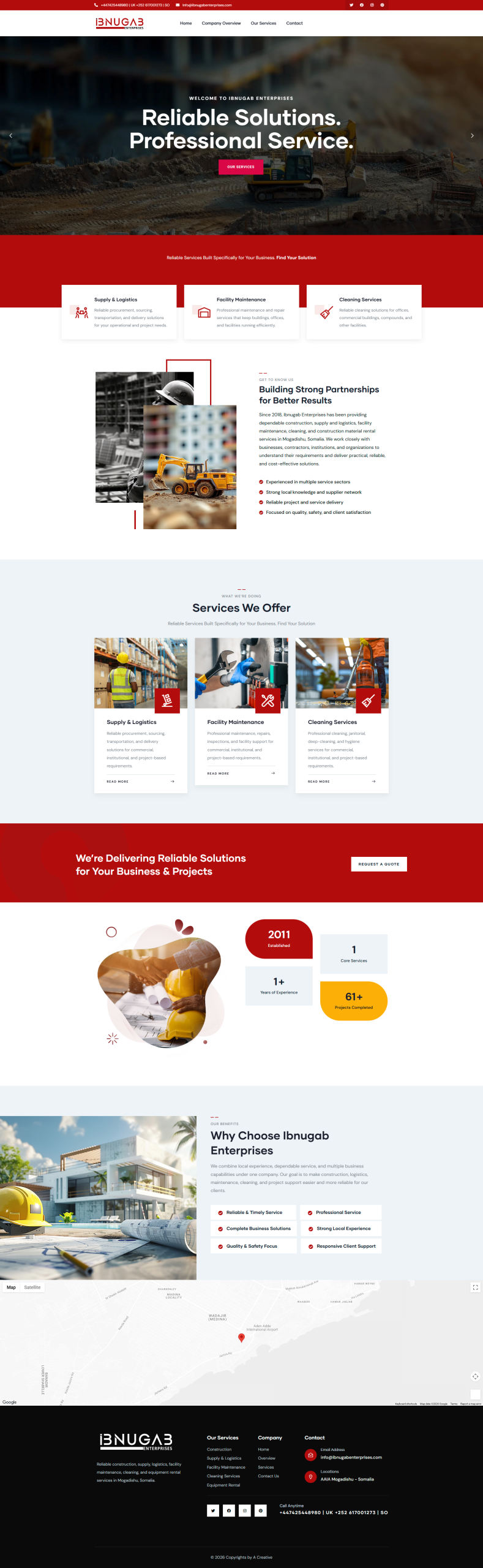 Ibnugab Enterprises — Website Development screenshot